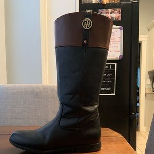 Tommy Hilfiger boots- hit just below the knee